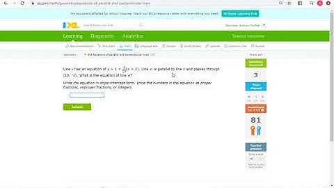 IXL E6: Equations of Parallel and Perpendicular Lines (Geometry)