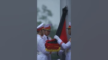 Treo cờ rủ Quốc Tang NCTN TRẦN ĐỨC LƯƠNG Tại Ba Đình HN   #tiktok#trending#viralvideo#foryou #capcut