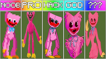 NOOB vs PRO vs HACKER vs GOD vs ??? | Minecraft Pixel art | 🔥 Huggy Wuggy Pink 🔥