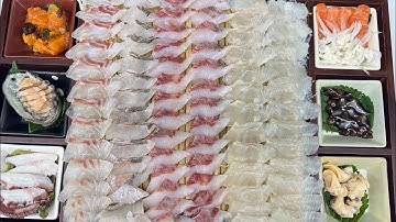 #광어 #우럭 #도미 #민지 오로시+회 phi lê và cắt lát 4 loại cá quốc dân Hàn Quốc @VanhuongTran-1989 #sashimi