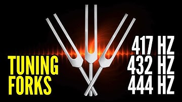 Remove Negative Energy NOW! 417 Hz + 432 Hz + 444 Hz Tuning Forks