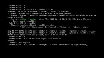 How to open a port with FirewallD in RHEL 7 (Redhat 7)