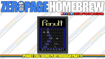Penult (WIP Demo Update) Full Playthrough: Atari 2600 Homebrew