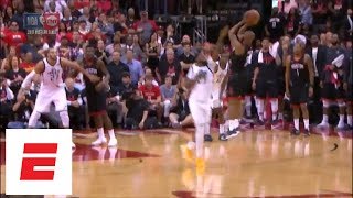 Chris Paul banks in dagger 3-pointer as Rockets eliminate Jazz in Game 5 | ESPN