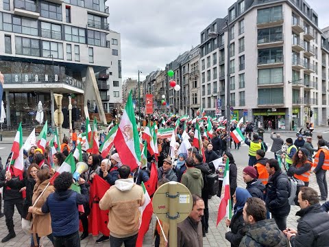 Nowruz Rally in Brussels calls for proscribing IRGC and decisive EU policy on Iran- Mar 20, 2023