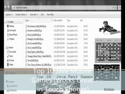 Download mobile games -Top 10 Java Games(works for touch phones)