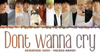 [POLSKIE NAPISY] SEVENTEEN (세븐틴) - Don't Wanna Cry by jeonka 1,168 views 2 months ago 3 minutes, 27 seconds