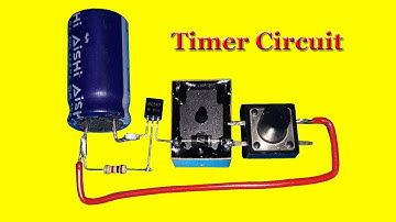 Relay ON/OFF Delay timer circuit using NPN Transistor and Capacitor