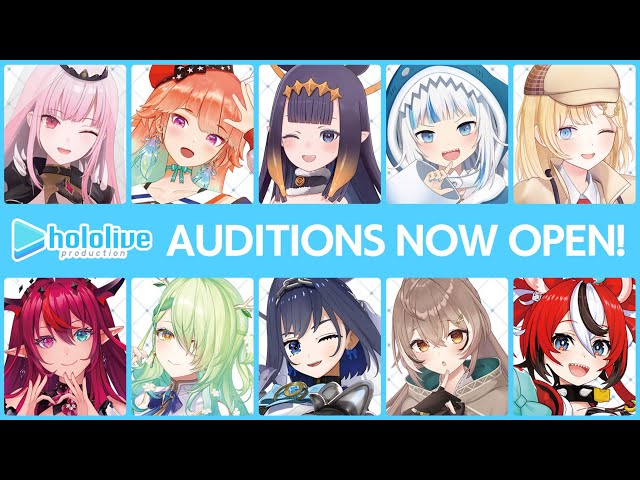 hololive English VTuber Auditions Now Open!のサムネイル