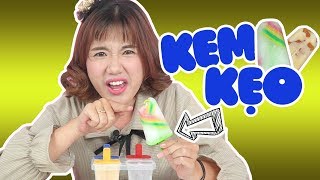 CÁCH LÀM KEM BẰNG KẸO DẺO, CHUPA CHUPS & KIT KAT | DIY CANDY POPSICLES