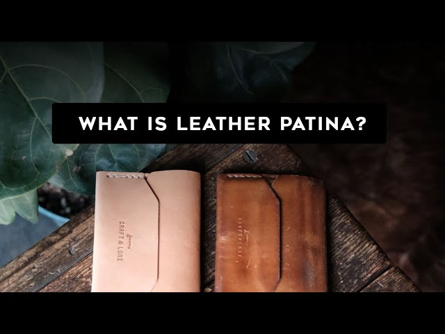 Blue hand dyed patina veg leather wallet HDWA55