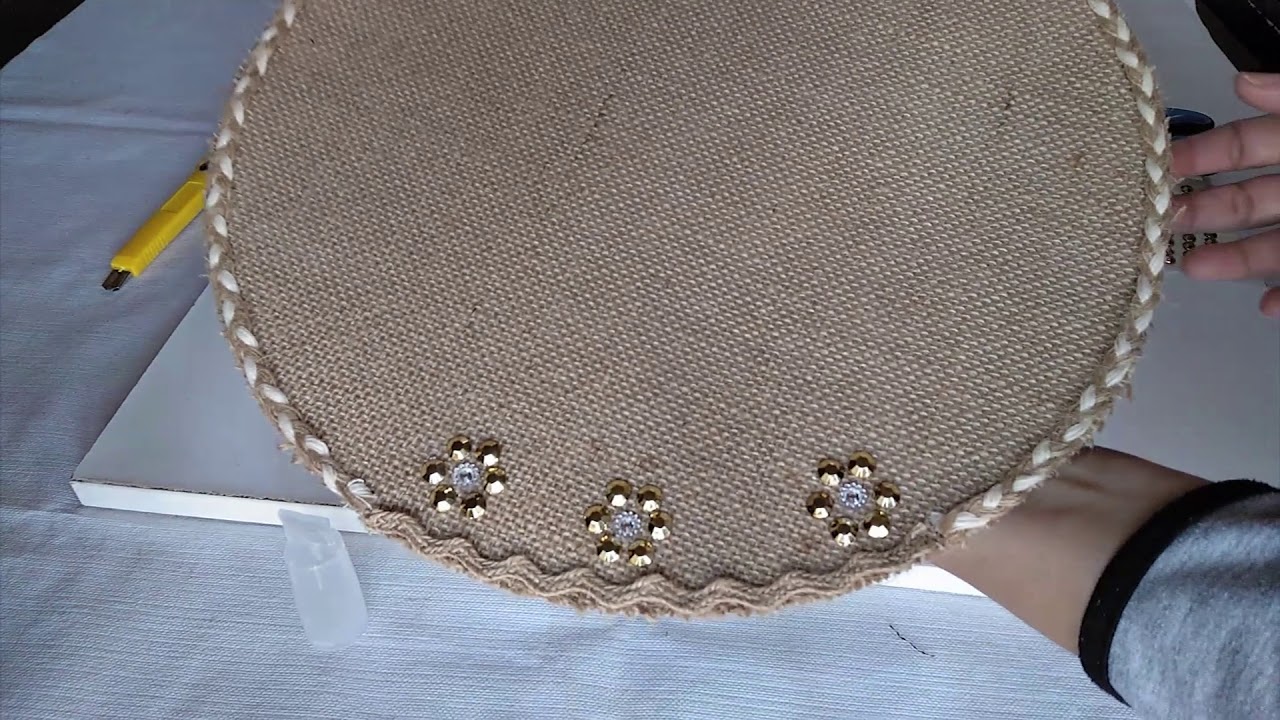 COMO HACER INDIVIDUALES ESTILO RUSTICO /DIY