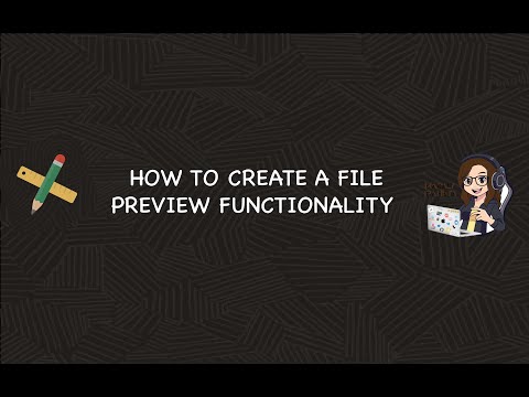 Oracle APEX - How to Create a File Preview Functionality