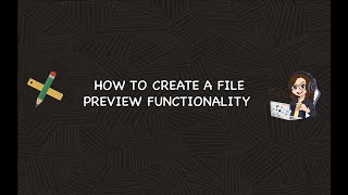 Oracle APEX - How to Create a File Preview Functionality