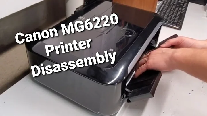 Taking Apart Canon MG6220 Printer for Parts or to Fix