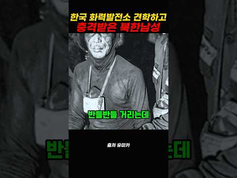 한국 화력발전소 견학하고 충격받은 북한 고위간부