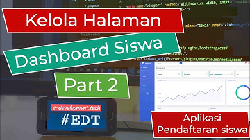 KELOLA DASHBOARD SISWA DI PHP PART 2
