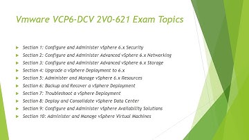 Pass your VCP6-DCV 2V0-621 Data Center Virtualization exam