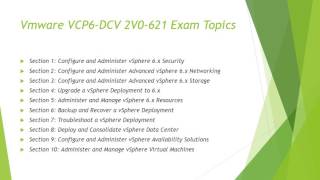 Pass your VCP6-DCV 2V0-621 Data Center Virtualization exam