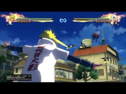 ＮＡＲＵＴＯ－ナルト－ 疾風伝　ナルティメットストーム４　プレイ動画　ミナト＆ナルト連係奥義