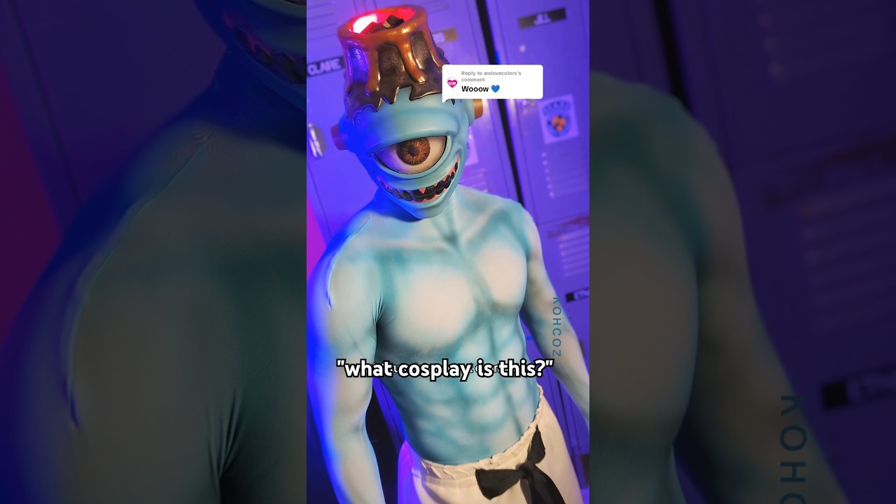 My glorious one eyed King 🙏🏼 #jjk #jujutsukaisen #cosplay #airbrush #tutorial #jogo #jogoat #diy