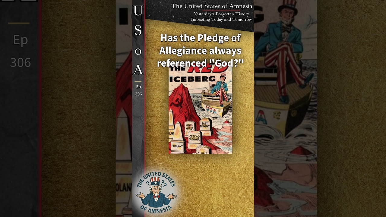 References to God in the Pledge of Allegiance #history #podcast