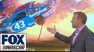 Breaking Down Aric Almirola's Violent Impact at Kansas Speedway | NASCAR RACE HUB