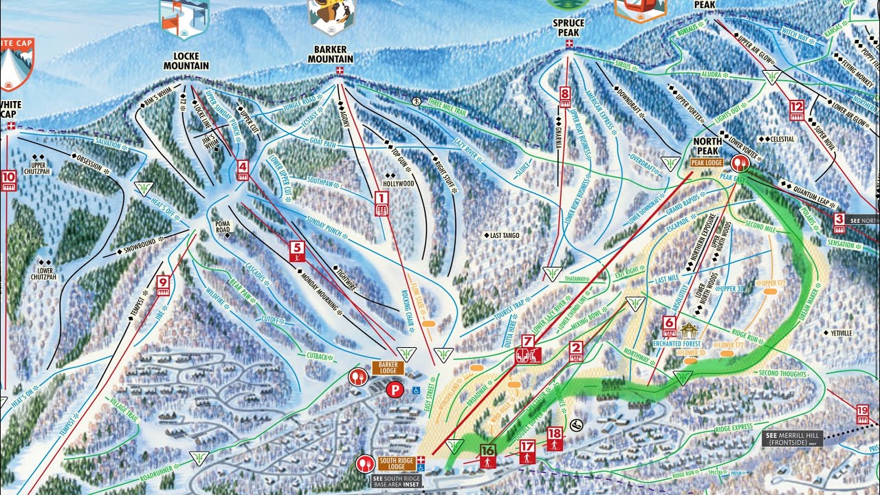 Sunday River, Maine, Dream Maker beginner trail