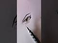 The Lazy Way to Draw Amazing Anime Eyes 😴 #drawing #art #shorts #howtodraw #easydrawing #tutorial