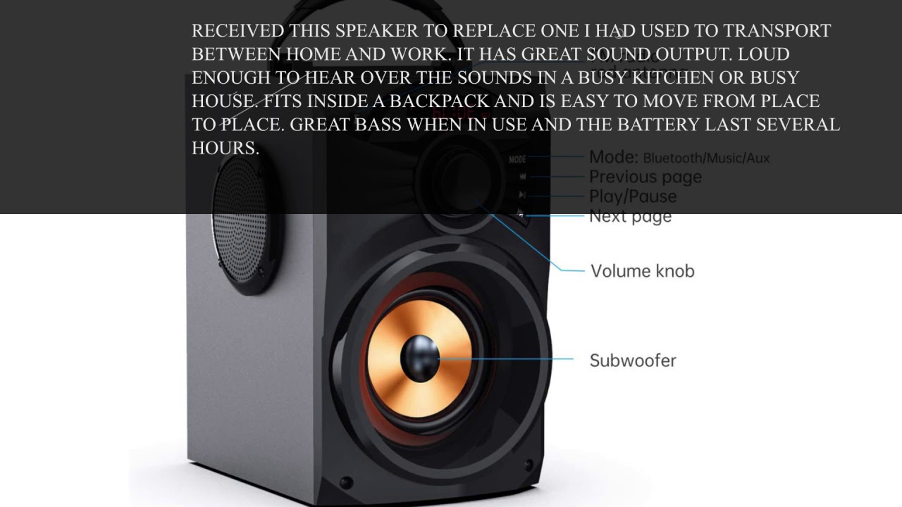 speakers loud enough for a party