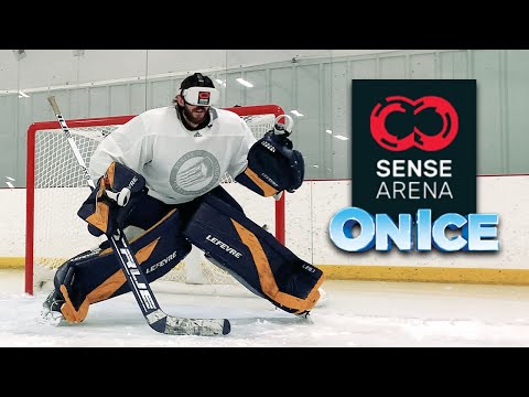 On Ice with Sense Arena VR Goalie Training