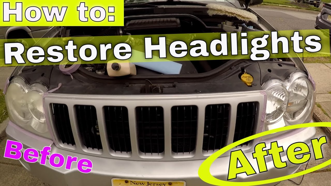 Headlights restore how to - YouTube