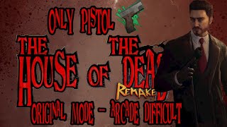 The House of The Dead Remake (1st Player as 'Rogan') Original Arcade, No Death & All Rescue  1 Coin