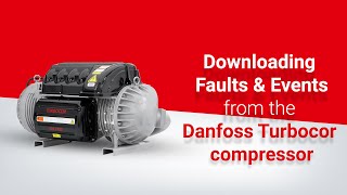 How to download the Fault and Event log from the Danfoss Turbocor® TTS-TGS-TTH screenshot 5