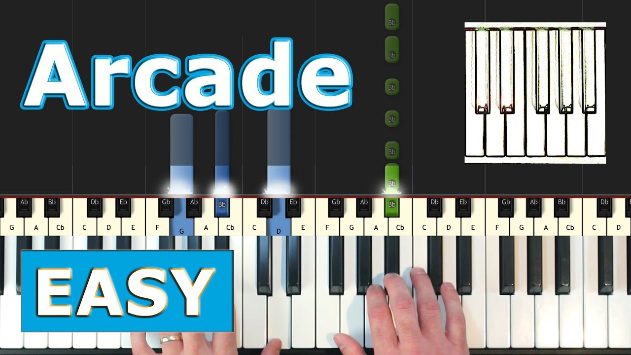 Verwonderend Duncan Laurence - Arcade - EASY Piano Tutorial - Sheet Music BO-88