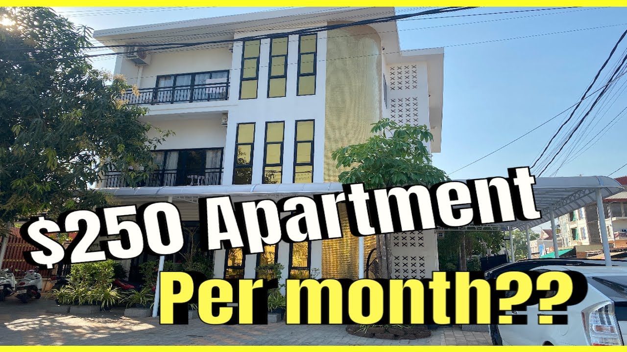 Super cheap and clean apartment in Cambodia Siem Reap YouTube