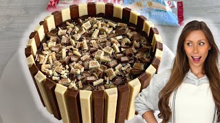 The Best No-Bake KitKat Cheesecake Recipe! Easy Tutorial