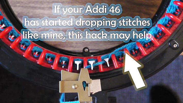 Has your Addi 46 started dropping stitches? | My simple hack may help | At your own risk #hack #fix