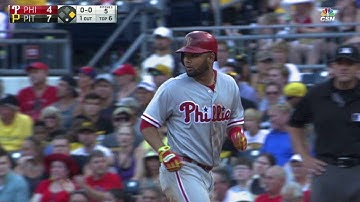 PHI@PIT: Blanco hits one up the middle for RBI single