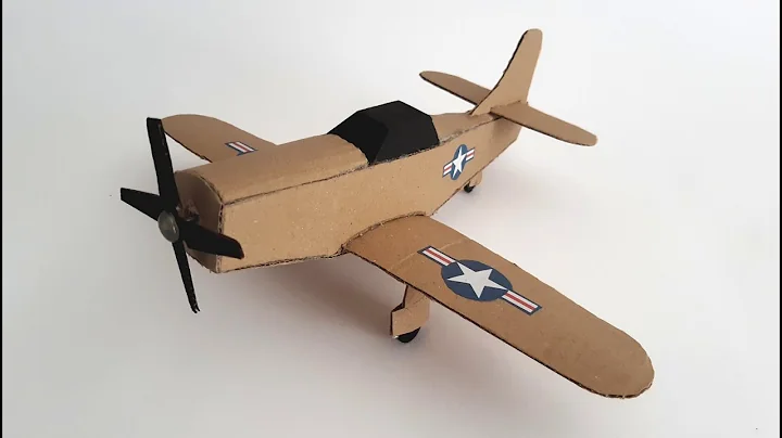 COMO hacer un AVION de CARTON con motor ELECTRICO....