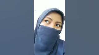 Cewek Pakai Masker Sepaket ciput Hijab