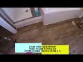 Rigid Core Vinyl Plank Floors Installed Professionally | Step by Step | 101 with GoPro
