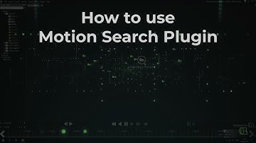 Mirasys VMS Tips & Tricks - How to use Motion Search Plugin