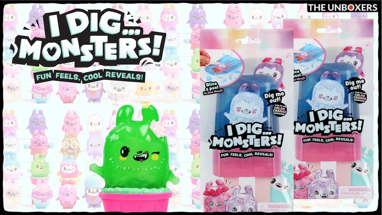 I Dig Monsters Popsicle Packs Unboxing - YouTube
