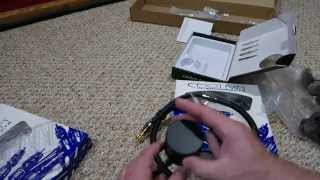 emotiva control freak and speaker cables unboxing