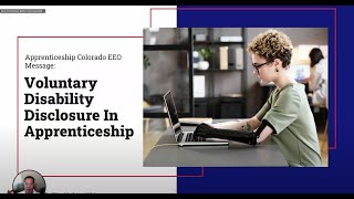 EEO Message: Voluntary Disability Disclosure Apprenticeship Colorado Eeo Message Universal Vs Targeted Outreach