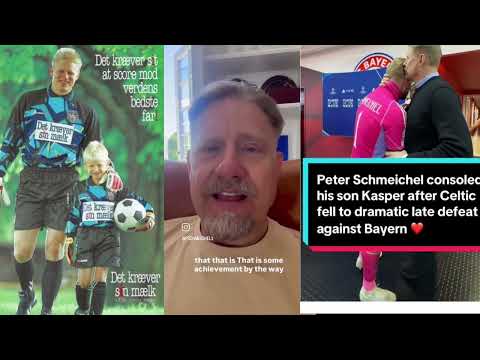 PETER SCHMEICHEL MESSAGE ABOUT KASPER SCHMEICHEL'S RETIREMENT 