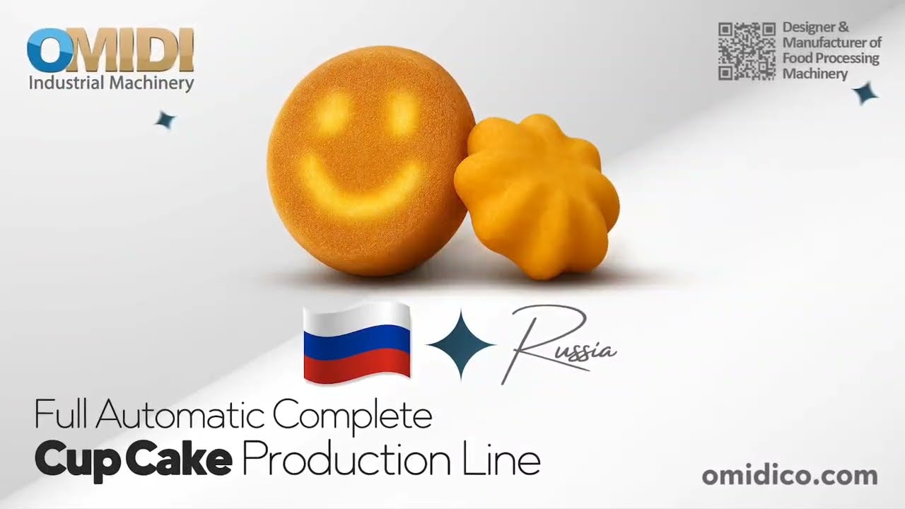 Full Automatic Complete Cup Cake Production Line