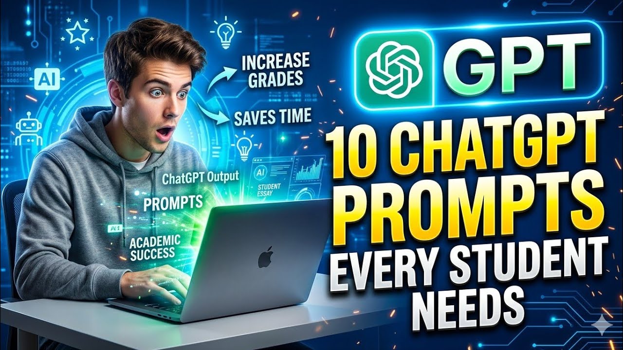 I Wish I Knew These 10 ChatGPT Prompts Earlier - YouTube
