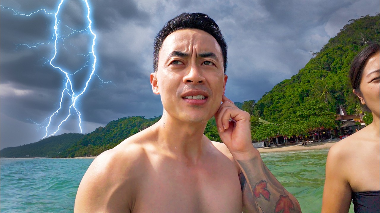 CRAZY STORM Almost Ruined Our KOH CHANG THAILAND Island Adventure 🇹🇭